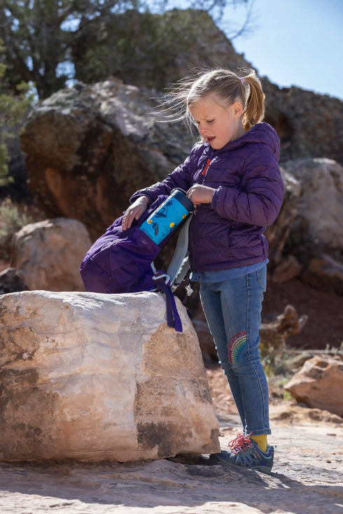 12 fl oz Stainless Steel Insulated Water Bottle Twist Cap Surfer