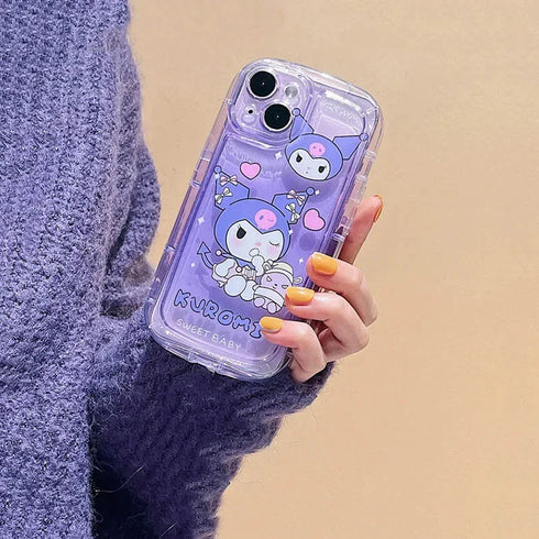 Cartoon Animal Anime TPU Phone Case – Anti-Scratch, Dustproof, Shock-Absorbing Protective Cover for iPhone and Smartphones