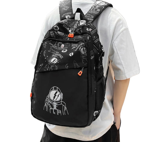 Customizable Waterproof Campus Backpack - Classic Neutral Training and Mountaineering Bag