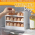 New Rotating 30-Grids Egg Storage Box – 3-Tier Space-Saving Organizer