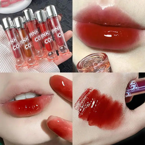 Watery Mirror Lip Glaze – High-Shine, Moisturizing, and Long-Lasting