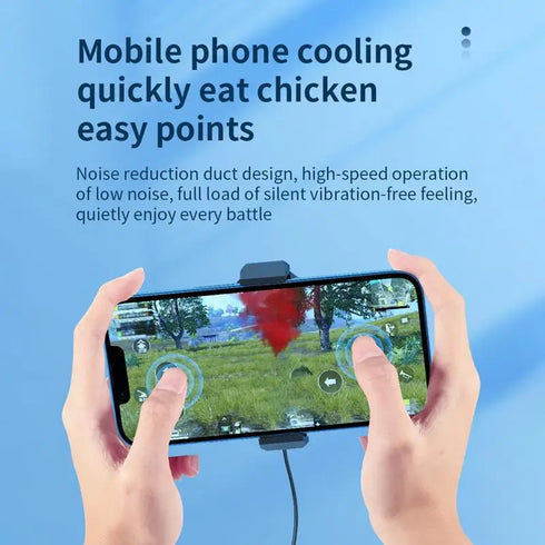 Mobile Cooler Fan, Semi-conductor Cell Phone Radiator Cooling Fan For Gamers