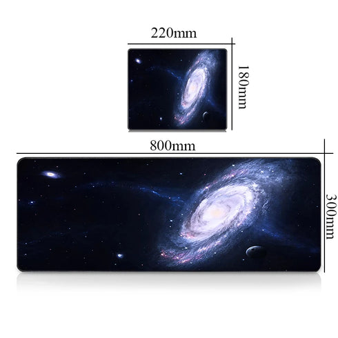 Galaxy Gaming Mouse Pad-Large Keyboard Mat-XXL Desk Mats