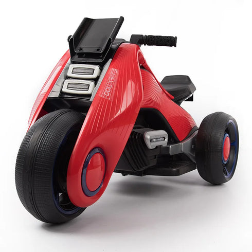 New Doki Electric Motorcycle for Boys and Girls - Sit On Toy Tricycle Hurricane for Children