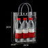 Durable Transparent PVC Handbag Large Capacity Multi-purpose Candy Bag Plastic Gift Jelly Bag Outing Travel Hiking Bag