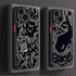 Pokemon Gengar & Mewtwo Case for iPhone 6 to 15 Pro Max, SE, Mini, XS, XR