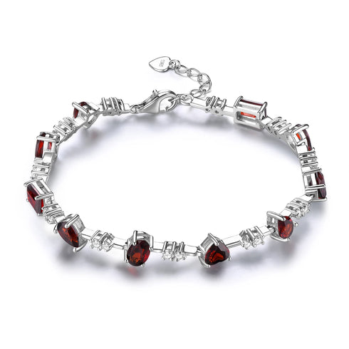 Natural Chrome Diopside Sterling Silver Bracelet – 5.2 Carats Gemstone Jewelry for Women