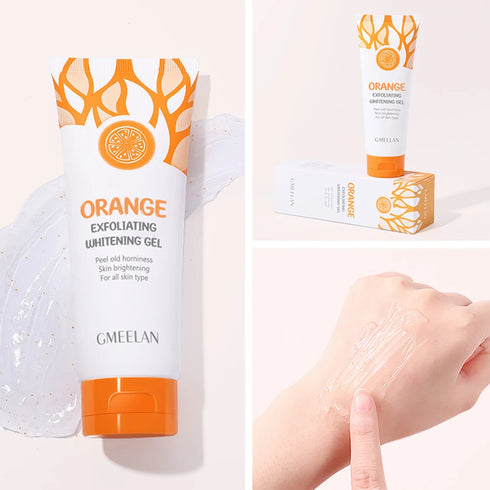 Orange Exfoliating Gel – 50g Brightening and Moisturizing Facial Scrub for Skin Repair and Deep Cleansing