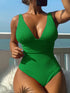 Deep-V Swimsuit for Women - Push Up Bathing Suit