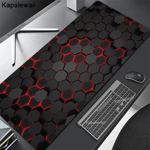 Geometric Gaming Mousepads-XXL Large Desk Mat-Keyboard Mats