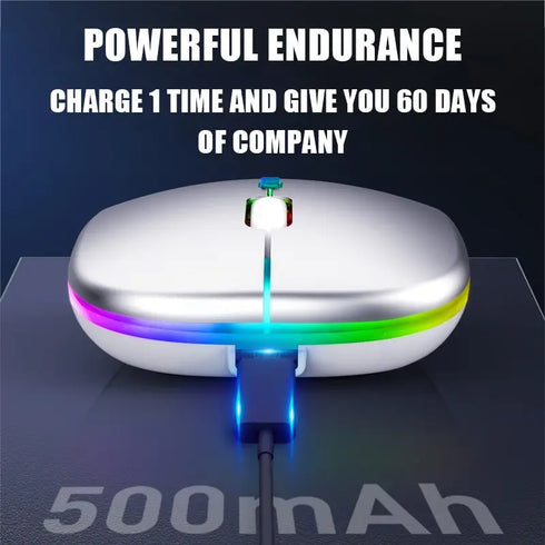 2.4G Wireless Luminous Mouse-Bluetooth Charging Mouse