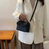 Mini Quilted PU Leather Crossbody Bag for Women – Diamond Lattice Shoulder Handbag with Chain Strap