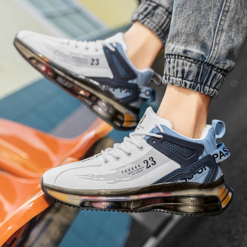 High Top Basketball Shoes for Men-Casual Fashion Sports Shoe