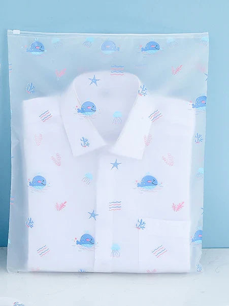 1pc Travel Zipper Cartoon Makeup Bag PVC Cosmetic Storage Bags Organizer Women Beauty Toiletry Kits Bath Wash Make Up Case