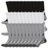 30 Pairs Crew-Length Athletic Socks for Men - High-Tube Knit Polyester Casual Socks, Comfortable & Non-Slip Winter Essentials
