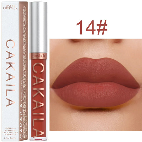CNDK Velvet Matte Liquid Lip Tint – Long-Lasting, Waterproof & Hydrating Lip Color with Silky Smooth Texture – Light Red Lip Gloss for Bold, Flawless Lips