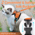 ATUBAN Adjustable Cat Harness and Leash – Escape Proof Soft Vest with Breathable Reflective Strips