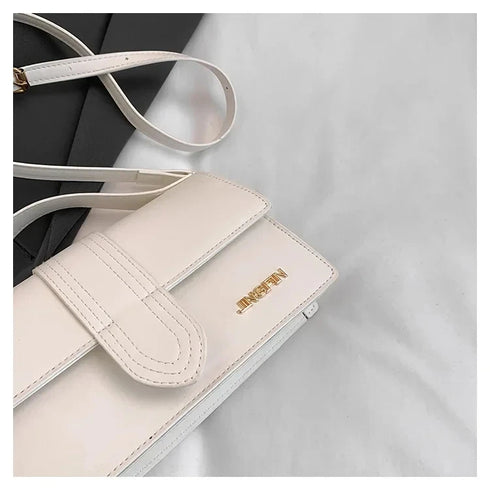 Unisex Small Square PU Leather Crossbody Bag – Versatile Single Shoulder Satchel for Spring 2025