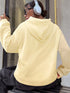 Casual Long Sleeve Drawstring Hoodies Sweatshirt - Women's Clothing
