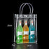 Durable Transparent PVC Handbag Large Capacity Multi-purpose Candy Bag Plastic Gift Jelly Bag Outing Travel Hiking Bag