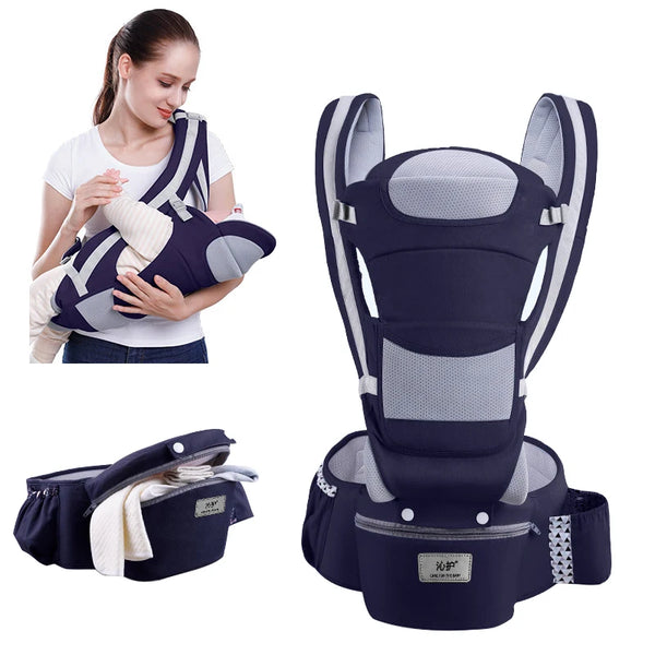 Multi-Functional Ergonomic Baby Carrier – 9-in-1 Design for Newborns to Toddlers