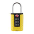 Anti-theft 3 Digit Combination Lock TSA Customs Password Lock Suitcase Luggage Coded Lock Cabinet Lock Contrast Color Padlock