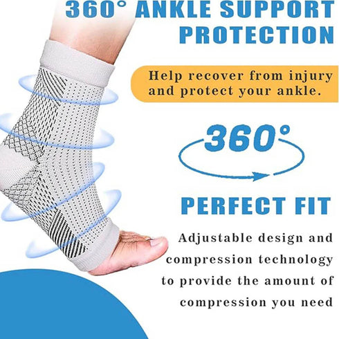 Compression Ankle Support Socks – Neuropathy Relief, Breathable, and Durable