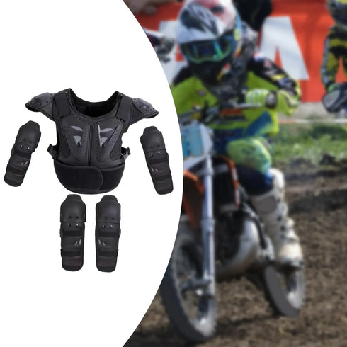 Kid's Full Body Armor Suit – Motorcycle Protection Gear, Ideal for Skating & Dirt Biking