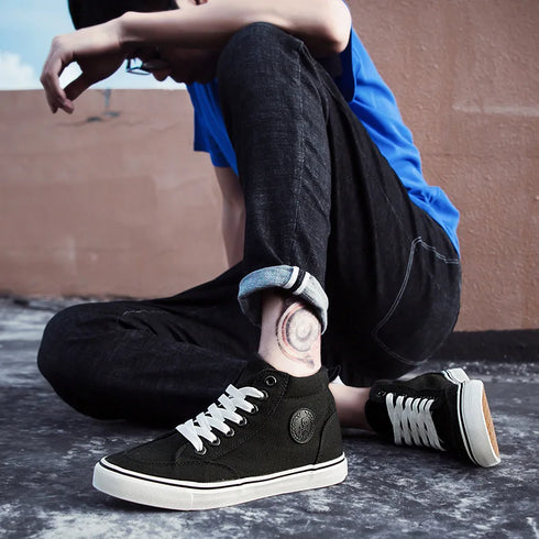 2024 High Top Canvas for Men-Casual High Quality Sneakers