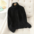 Women's Double-Sided Velvet Fleece Coat – Warm Winter Polar Fleece Jacket with Pockets & Zipper Closure
