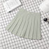 Women's Korean-Style High Waist Pleated Mini Skirt - Slim Fit A-Line Preppy Skirt for All Seasons