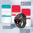 Smartwatch ECG+PPG Fitness Tracker Health Monitoring- Waterproof Voice Assistant