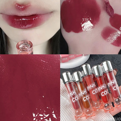 Watery Mirror Lip Glaze – High-Shine, Moisturizing, and Long-Lasting