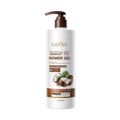 Coconut Shower Gel: Moisturizing, Fragrant, Whitening Body Care