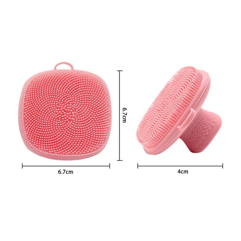 Silicone Manual Facial Cleansing Brush for Deep Pore Cleaning and Gentle Exfoliation – Non-Electric Skincare Tool