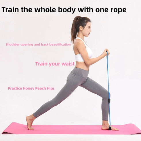Foam Resistance Bands – Rubber Pull Rope for Yoga & Fitness - Home Training Equipment