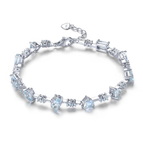 Natural Chrome Diopside Sterling Silver Bracelet – 5.2 Carats Gemstone Jewelry for Women