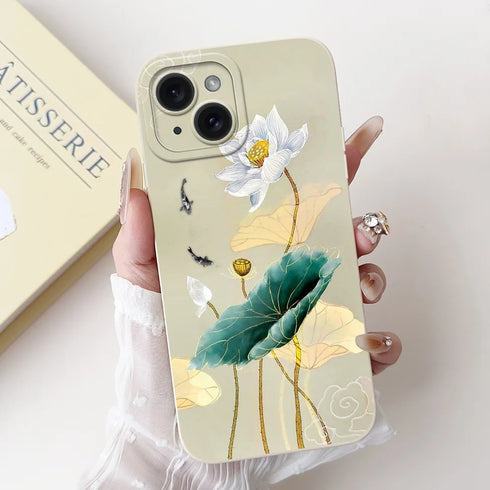 Jueeboy Protective Soft Silicone Phone Case – Cute and Artistic Designs for iPhone 14 Series