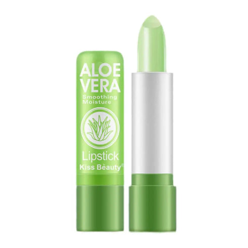 Color Changing Aloe Vera Lipstick – 2pcs, Moisturizing, Long-Lasting, Net Weight 3.5g