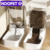 HOOPET Automatic Pet Feeder and Water Bowl – Transparent Food Storage Dispenser for Pets