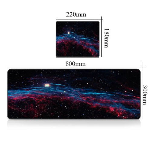 Galaxy Gaming Mouse Pad-Large Keyboard Mat-XXL Desk Mats