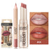 USHAS 2-in-1 Long-Lasting Lipstick & Lip Liner Set – Matte, High-Pigment, Smudge-Proof Nude & Red Shades for Bold, Defined Lips