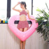 Heart Swimming Pool Floats-Inflatable Floating Ring