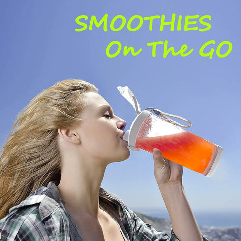 600ML USB Rechargeable Mini Electric Blender/Juicer- 4000mAh