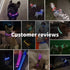 Adjustable LED Glowing Dog Collar – Rechargeable Flashing Light Harness for Small Dogs