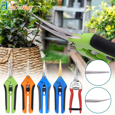 Bonsai Shears Garden Secateurs - Metal Gardening Scissors - Pruning Tool Hand Cutter for Fruit Picking