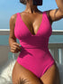Deep-V Swimsuit for Women - Push Up Bathing Suit