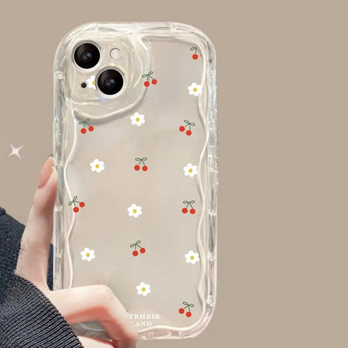 Soft TPU Gradient Love Heart Phone Case | Scratch-Resistant and Dustproof Cover for iPhone Models