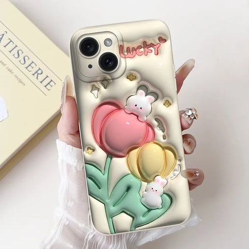 Jueeboy Protective Soft Silicone Phone Case – Cute and Artistic Designs for iPhone 14 Series