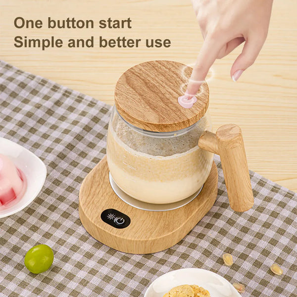 400ML IP67 Waterproof High Borosilicate Glass Auto Mixing Mug